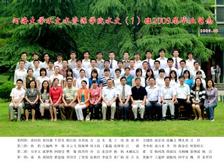 2009届河海大学18禁动漫
水文专业本科1班毕业留念